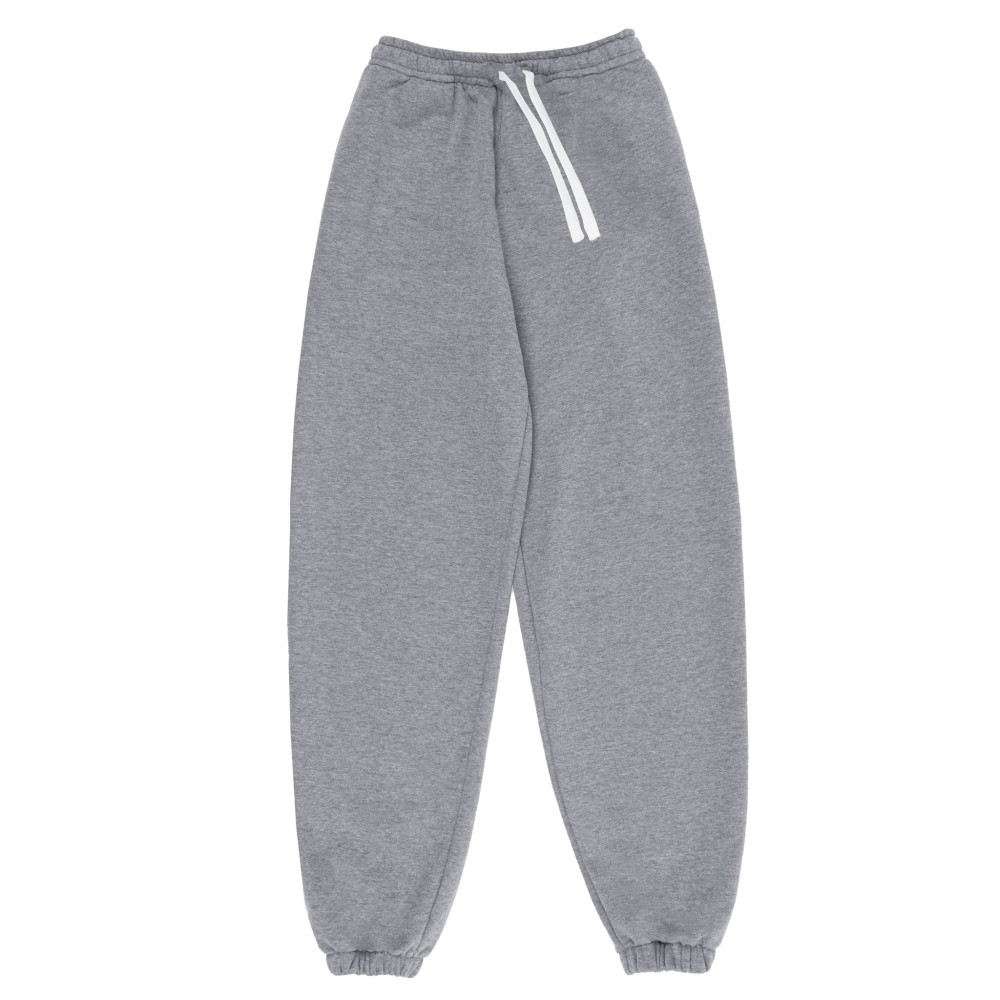 GREY MELANGE REGULAR SWEATPANTS