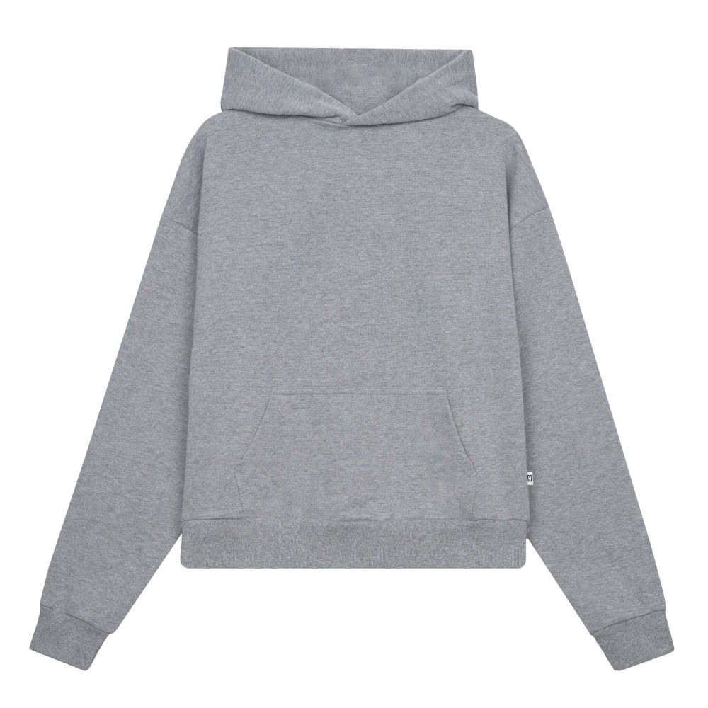 GREY MELANGE HOODIE